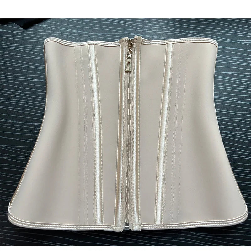 Women Latex Waist Trainer Fajas Corset Hourglass Body Shaper Tummy Control Faja Cinturilla Colombian Curved Girdles for Women