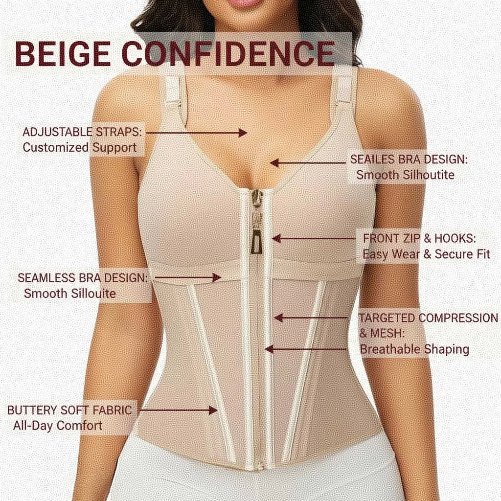 Women Girdles Belt Waist Trainer High Compression Corset Compression Vest Bra Waist Trainer Shapewear Fajas for Women Colombian