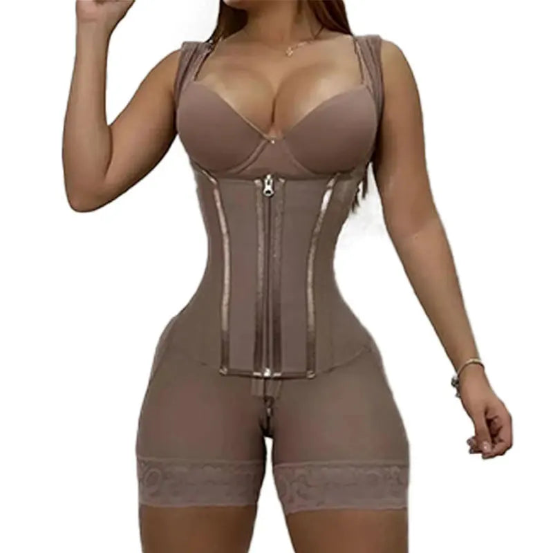 Women Postpartum Shapewear Bodysuit Flat Belly Sheath Body Sculpting Faja Body Shaper Colombiana Shapewear for Woman