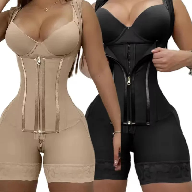 Women Postpartum Shapewear Bodysuit Flat Belly Sheath Body Sculpting Faja Body Shaper Colombiana Shapewear for Woman