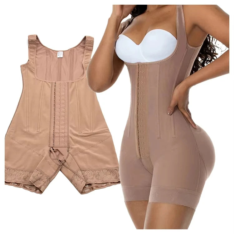 Women Postpartum Shapewear Bodysuit Flat Belly Sheath Body Sculpting Faja Body Shaper Colombiana Shapewear for Woman