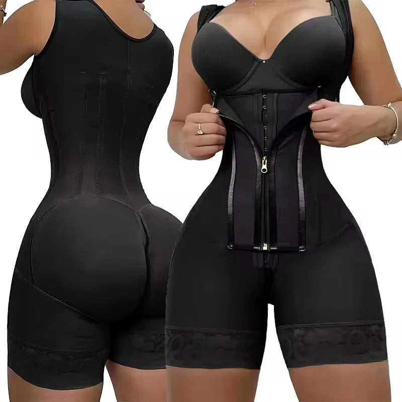 Women Postpartum Shapewear Bodysuit Flat Belly Sheath Body Sculpting Faja Body Shaper Colombiana Shapewear for Woman