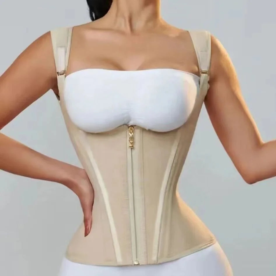 KaFoSha Women's Colombian Girdles 4 Row Hooks Sweat Swat Belt Waist Trainer Shaper Fajas Colombianas Moldeadoras