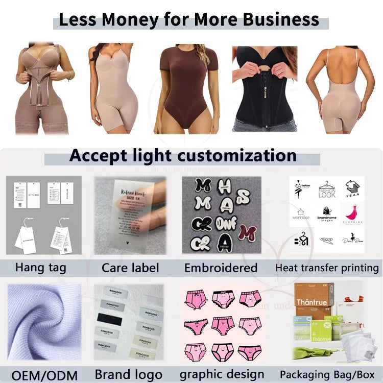 KaFoSha High Compression Post-surgery Fajas Colombianas Tummy Control Bodysuit Fajas Para Mujer Butt Lifter Shapewear for Women