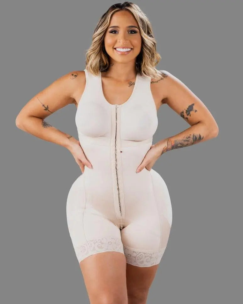 Full Body Stage 2 Faja With Bra Belly Slimming Panties High Waist Girdles Shorts Colombian Shapers BBL Abdominal Reducing Corset