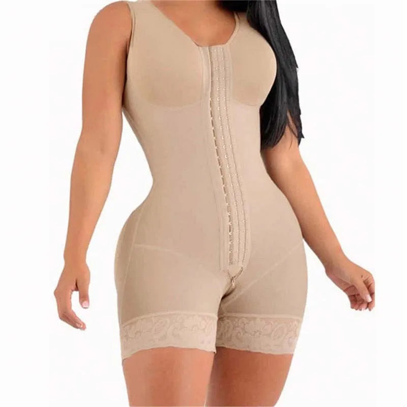 Full Body Shapewear Butt Lifter Fajas Colombian Girdle Body Shaper Trending Products Mesh Back Compression Slimming Bodysuits