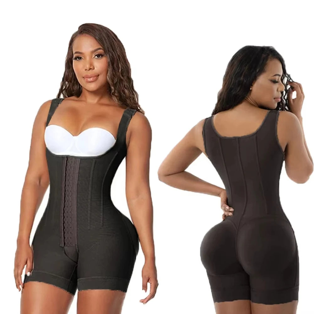 Wholesale Post Surgery Compression Garment Snatched Plus Size Stage 2 Fajas High Waist Shapewear Bodysuit for Woman