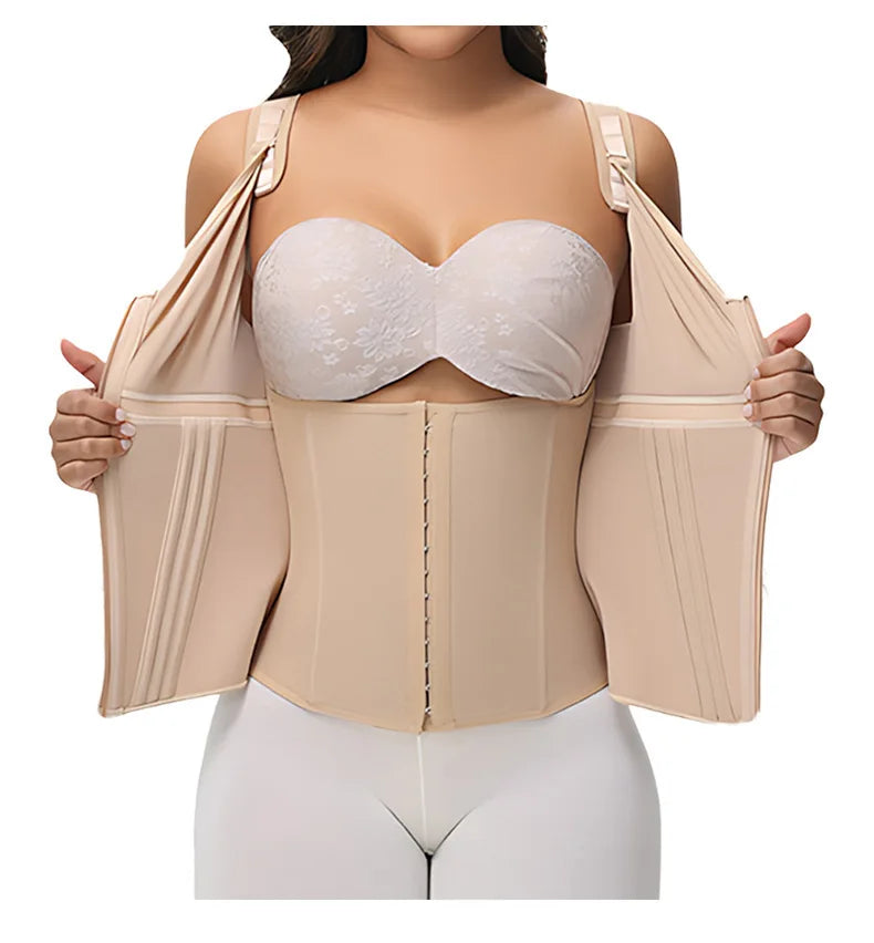 Women Girdles Belt Waist Trainer High Compression Corset Compression Vest Bra Waist Trainer Shapewear Fajas for Women Colombian