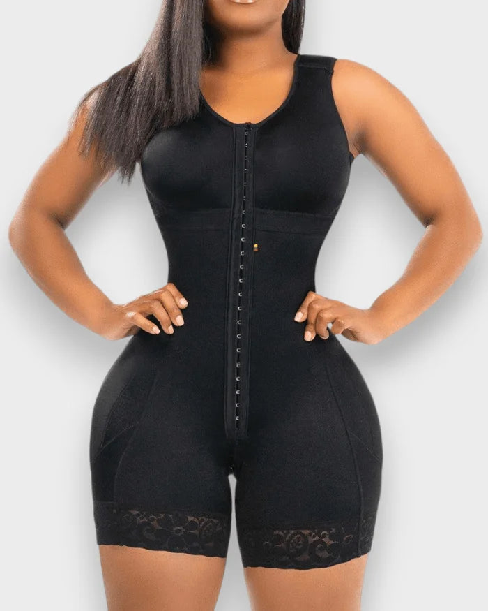 Full Body Stage 2 Faja With Bra Belly Slimming Panties High Waist Girdles Shorts Colombian Shapers BBL Abdominal Reducing Corset