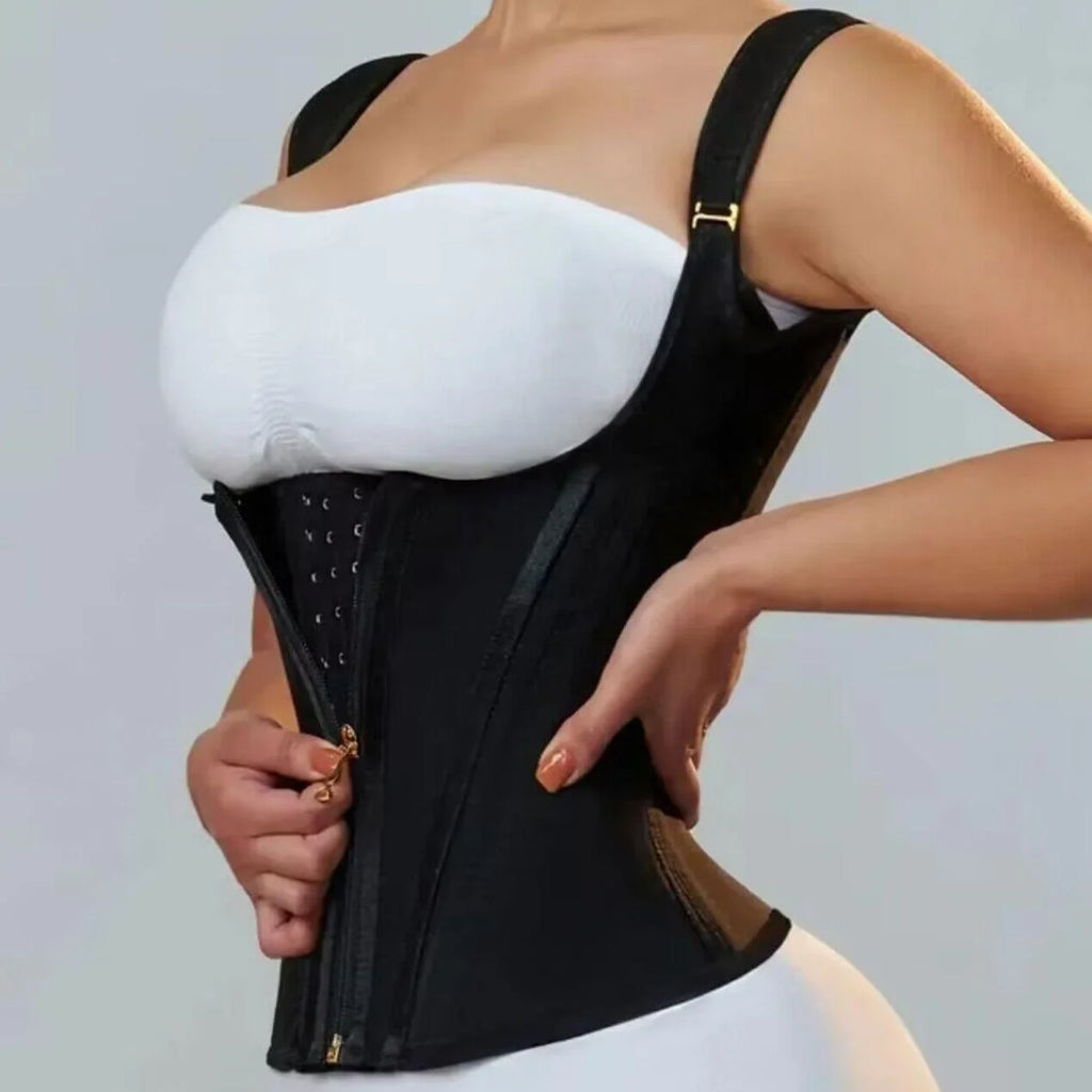 KaFoSha Women's Colombian Girdles 4 Row Hooks Sweat Swat Belt Waist Trainer Shaper Fajas Colombianas Moldeadoras