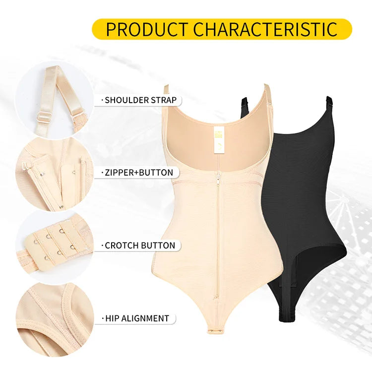 Wholesale Women Plus Size Full Body Fajas Colombianas Postpartum Colombian Shaperwear