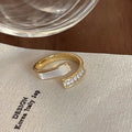Colorful Drip Glaze Open Ring For Women 2022 New Fashion Retro Geometric Gold Color Metal Rings Exquisite Jewelry Gifts For Girl