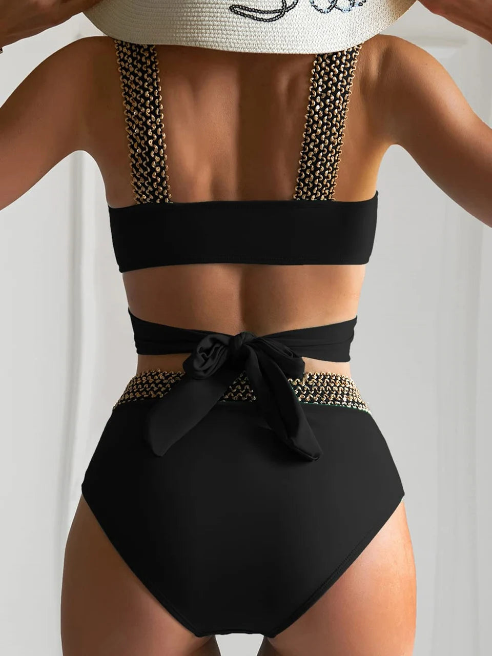 Bandage Bikinis 2026 Women Push Up Swimsuit Solid Sexy Swimwear Female Brazilian Bathing Suit Black Swimming Summer Beachwear
