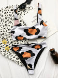 Sexy Cow Print Bikini Set 2026 Women Cut Out Push Up High Waist Swimsuit Brazilian Beach Bathing Suit Designer 2 Piece Swimwear