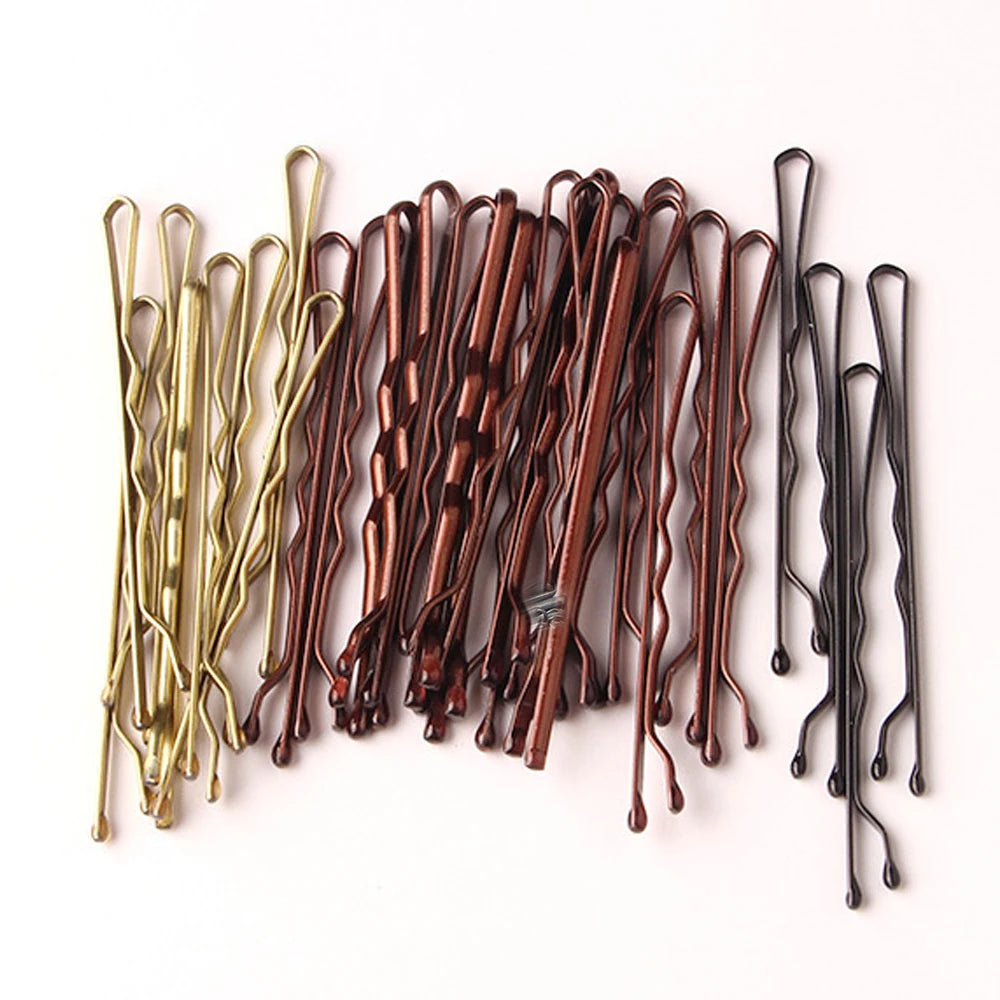 150pcs Women Solid Casual Bobby Pin Box Set For Daily Life Pins Female Hair Clips For Makeup Tools Hair Styling Accessories