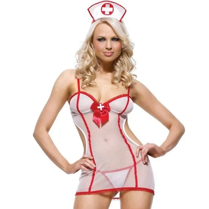 Porno Lingerie Hot Women Lenceria Sexi Exotic Costumes Sexy Dress Cosplay Nurse Uniform Costume Sexy Pajamas Babydoll Lingerie