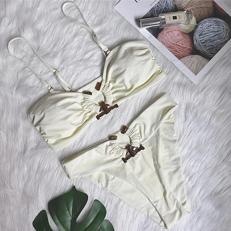 Sexy Bikinis Women's Swimwear Push Up Female Swimsuit Swimming Bathing Suit Brazilian Girls Bikini Set Beach Wear Bather Summer
