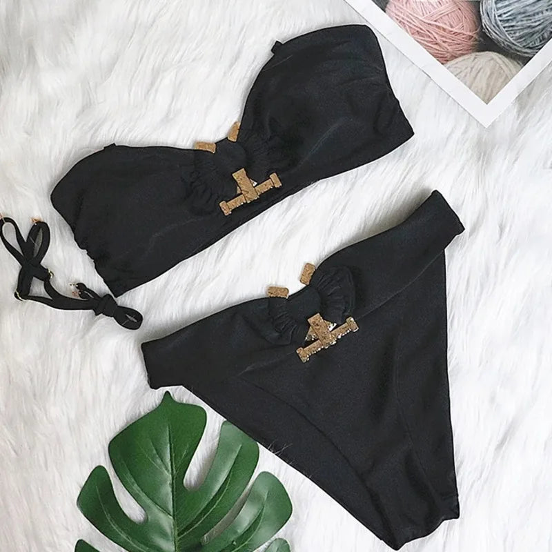 Sexy Bikinis Women's Swimwear Push Up Female Swimsuit Swimming Bathing Suit Brazilian Girls Bikini Set Beach Wear Bather Summer