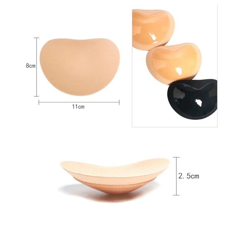 1-3pairs bikini chest pad bikini set push up padded bikinis swimsuit women swimwear women thicker breathable sponge bra pad