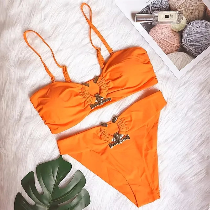 Sexy Bikinis Women's Swimwear Push Up Female Swimsuit Swimming Bathing Suit Brazilian Girls Bikini Set Beach Wear Bather Summer
