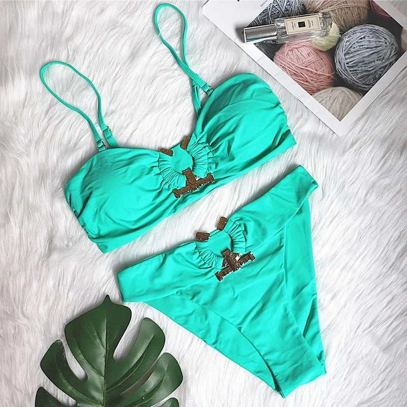 Sexy Bikinis Women's Swimwear Push Up Female Swimsuit Swimming Bathing Suit Brazilian Girls Bikini Set Beach Wear Bather Summer