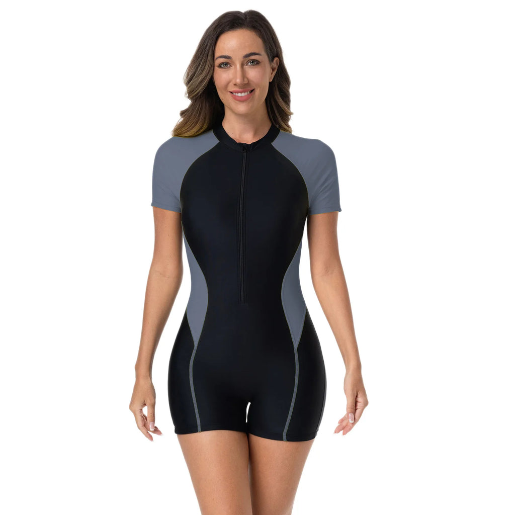 Women's Speed Suit Swimsuit 2025 New Style Thermal Bath Slimming plus Size Pure Desire Swimming Pool Competition Special