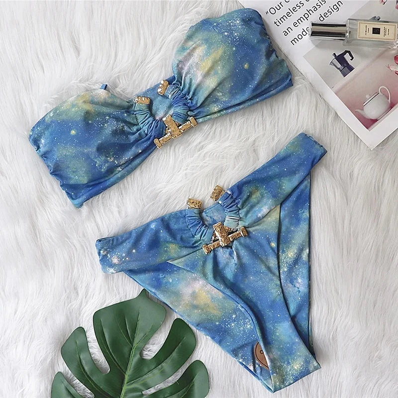 Sexy Bikinis Women's Swimwear Push Up Female Swimsuit Swimming Bathing Suit Brazilian Girls Bikini Set Beach Wear Bather Summer