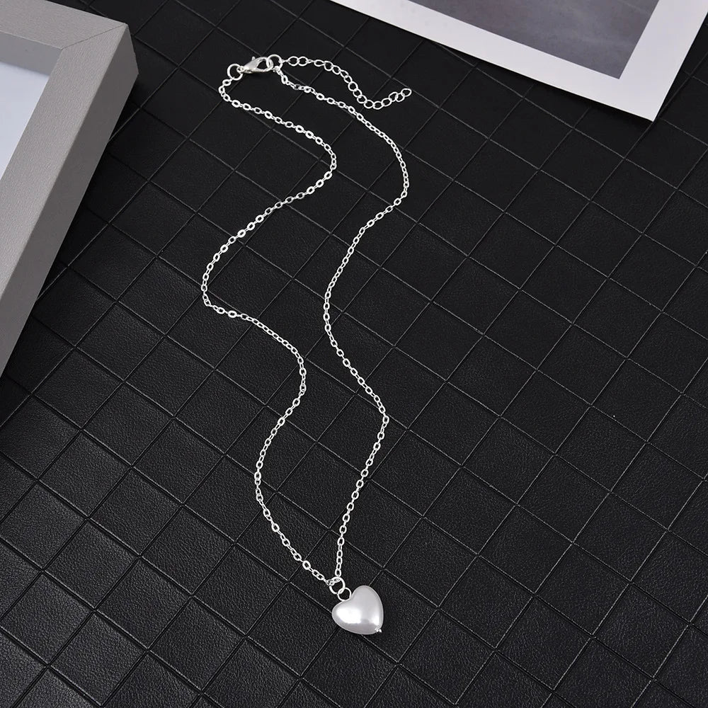 Fashion Retro Square Green Zircon Pendant Necklaces For Women Charm Necklace Girls Wedding Engagement Jewelry Gift