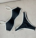 2026 Sexy Bikini Women Swimsuit Female Swimwear Bandeau Biquini Bathing Suit Shiny Swimming Suits Halter Bodysuit Beachwear