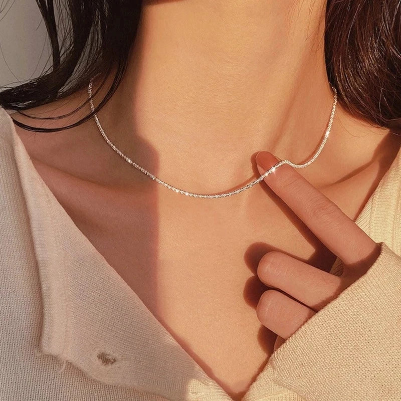 Fashion Retro Square Green Zircon Pendant Necklaces For Women Charm Necklace Girls Wedding Engagement Jewelry Gift