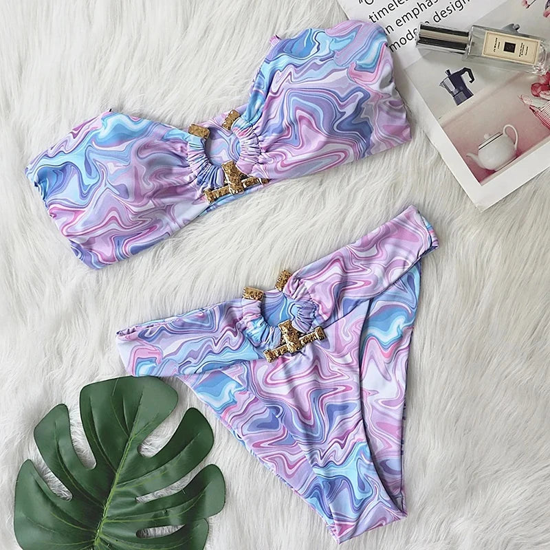 Sexy Bikinis Women's Swimwear Push Up Female Swimsuit Swimming Bathing Suit Brazilian Girls Bikini Set Beach Wear Bather Summer